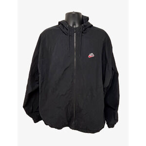 Nike Men's Black Windrunner Full Zip Hoodie Jacket DB5171-010 Size XL